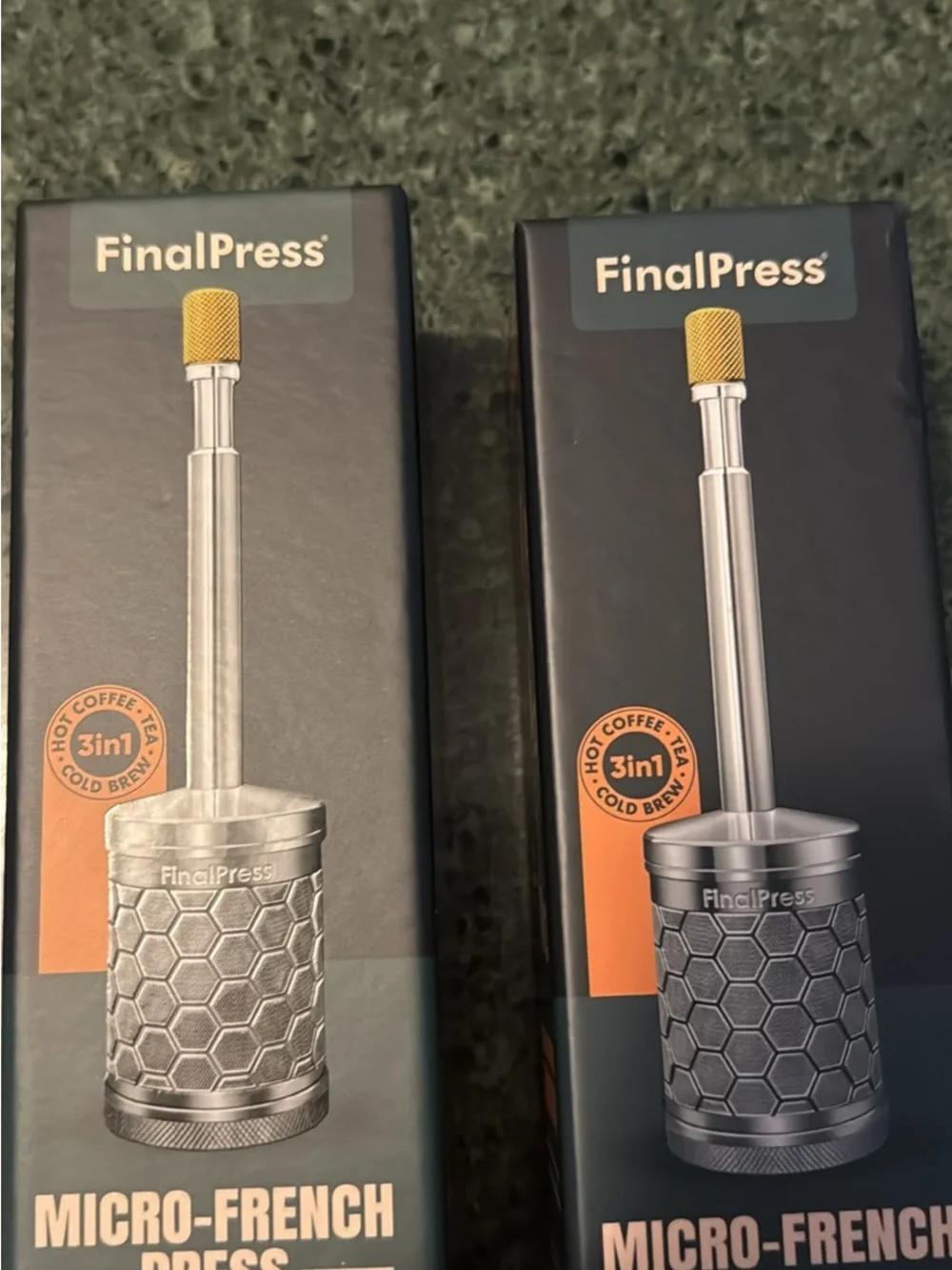 Micro-French Press – Silver